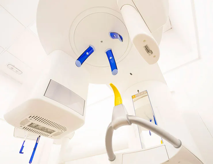 Sala de escáner y radiología dental